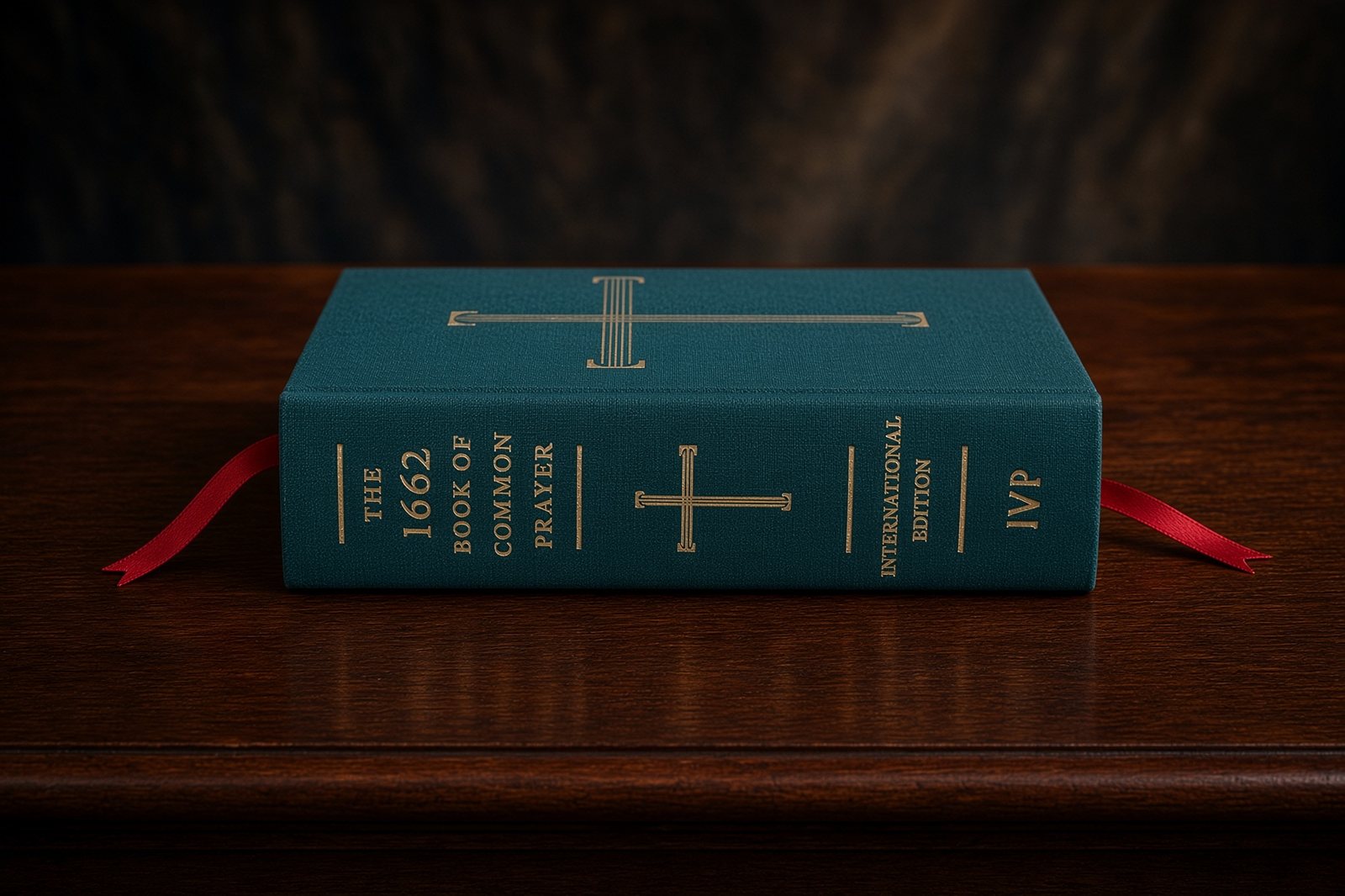 The 1662 Book of Common Prayer on a wooden table